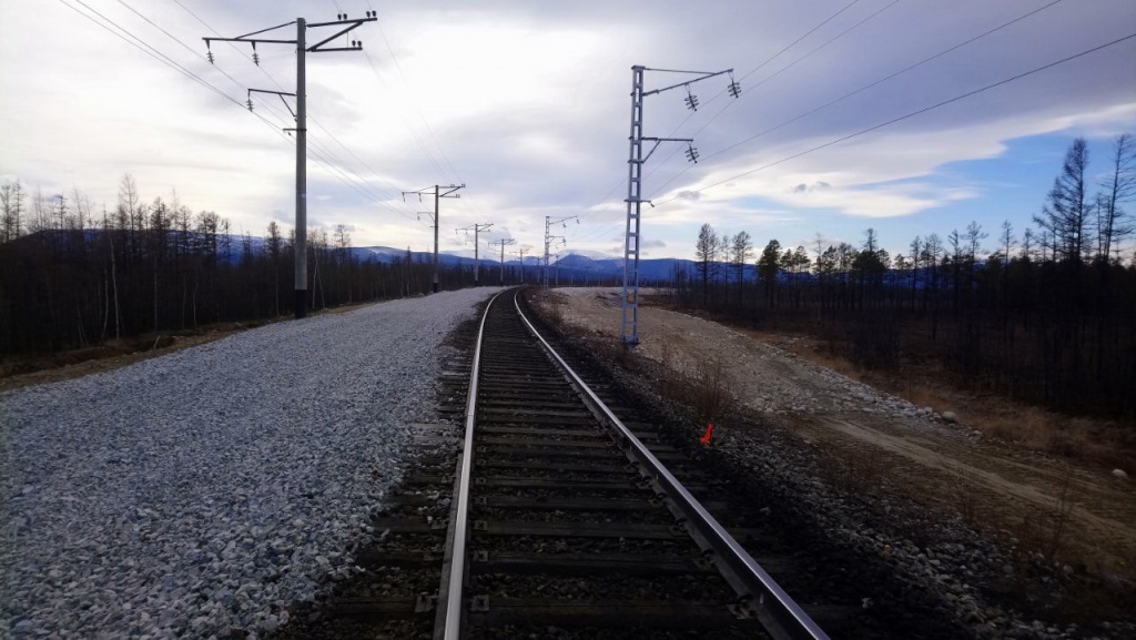 Второй путь. Новая Чара – Кемен». Перегон спутников. Перегон новая Чара-Кемен. 9 Км станция Дальневосточная.